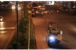 اجرای عملیات روکش آسفالت در بلوار شهید قلیپور رشت
