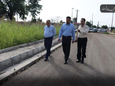 پیگیری میدانی شهردار رشت از پروژه های عمرانی