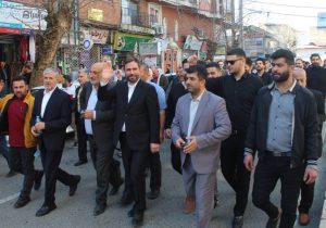 روز پرکار شیخان در تالش؛ از شرکت در راهپیمایی ۲۲ بهمن تا دیدار با مردم