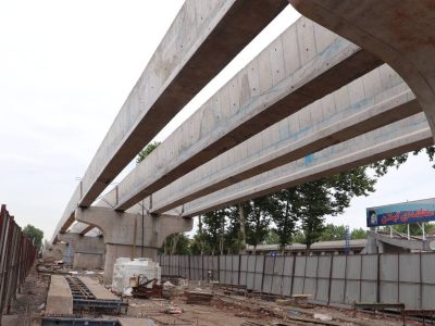 پیشرفت ۵۰ درصدی تقاطع غیرهمسطح شهید باهنر رشت