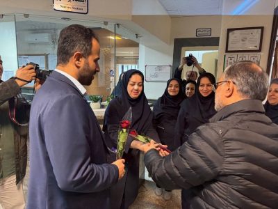 قدردانی شهردار و اعضای شورای رشت از پرستاران بیمارستان پورسینا