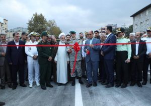 تقاطع غیرهمسطح نیروی دریایی رشت به بهره برداری رسید