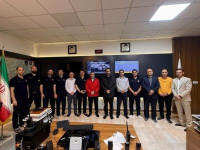 بازدید شهردار رشت از ایستگاه ۱۴ آتش‌نشانی، ستاد فرماندهی و مرکز کنترل